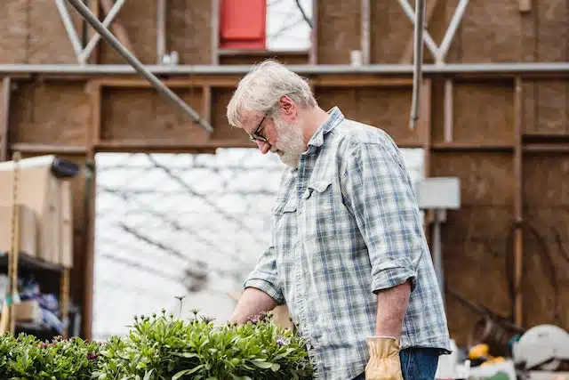 gardening hobby over 50s man 
