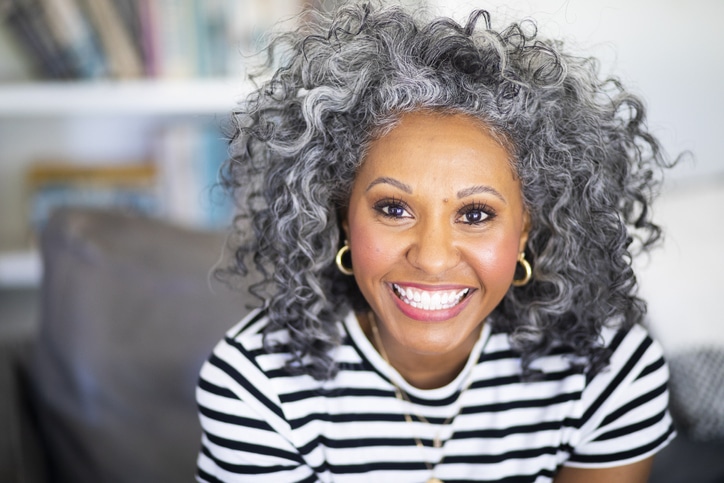 Long curly hairstyles can be effective for the over 50s
