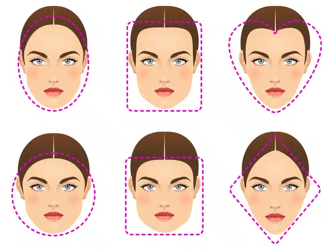 womens face shapes